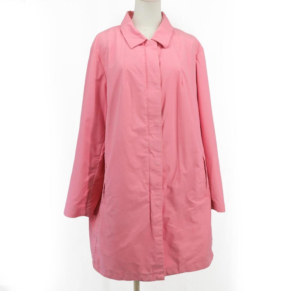 Gallery Woman Pink Lightweight Trench Coat Women’s Size Large